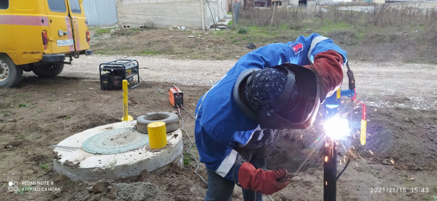 В г.Гудермес ведутся работы по строительству и ремонту газораспределительных сетей..