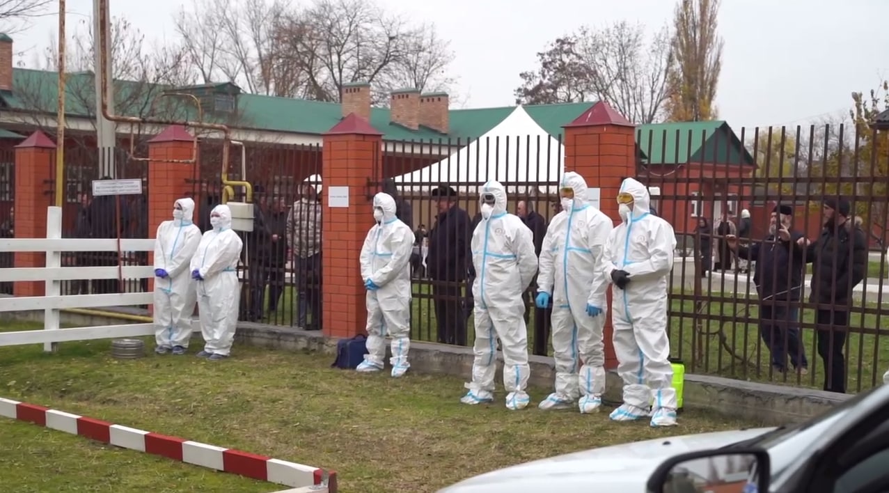 Управление ветеринарии Правительства ЧР провело в Гудермесе учения по локализации и ликвидации очага сибирской язвы.
