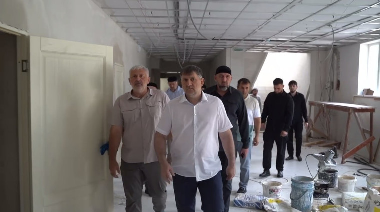 Капитальный ремонт в Гудермесской СШ №1. Капитальный ремонт в Гудермесской СШ №1.
